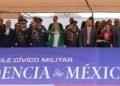 Desfile cívico-militar en el estado de Chihuahua