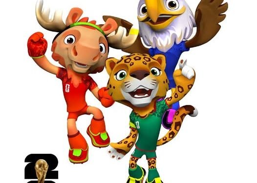 Son presentadas las mascotas para el mundial 2026