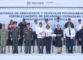 Entrega Jara equipamiento a fuerzas policiacas de Oaxaca