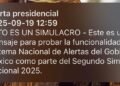 Simulacro Nacional HOY 19 de septiembre