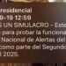 Simulacro Nacional HOY 19 de septiembre