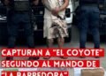 CAPTURAN A “EL COYOTE” SEGUNDO AL MANDO DE “LA BARREDORA” EN TABASCO