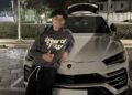 El hijo de Cristiano Ronaldo, de sólo 15 años de edad, presume de un Lamborghini Urus
