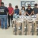 Captura FGE de Quintana Roo a seis personas con droga y armas en Playa del Carmen