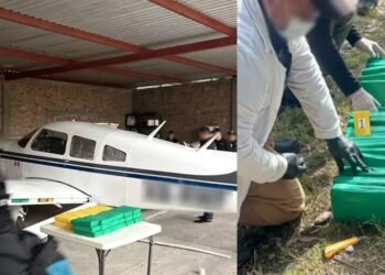Aseguran 203 paquetes de presunta cocaína en aeródromo de Chiapas