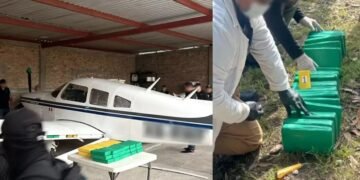 Aseguran 203 paquetes de presunta cocaína en aeródromo de Chiapas