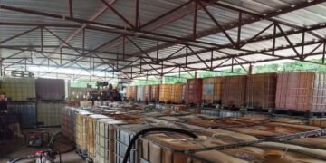 105 mil litros de huachicol en Seyé, Yucatán