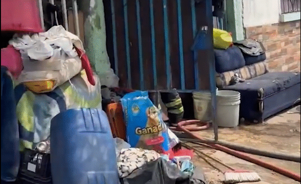 Una mujer fue quemada al interior de su domicilio