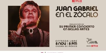 Netflix anuncia proyección en el Zócalo de la CDMX del documental del primer concierto de Juan Gabriel