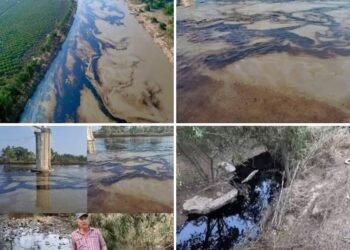 Derrame de petroleo en el Río Tuxpan