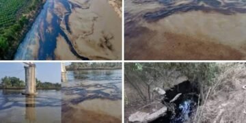 Derrame de petroleo en el Río Tuxpan