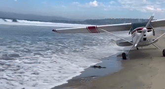 Aterrizaje de emergencia en playas de San Diego