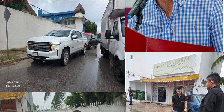 Diego Castañón usa escoltas para amedrentar a la población de Quintana Roo.