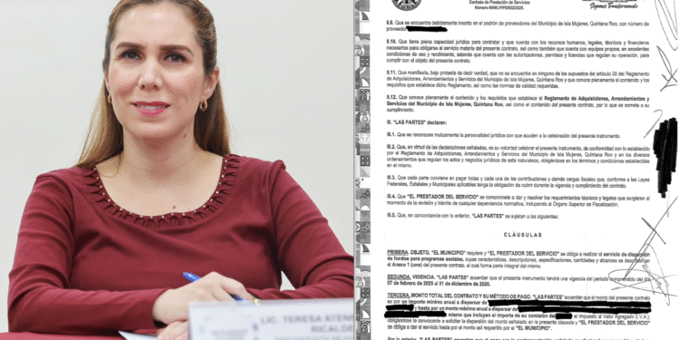 Atenea Ricalde presidenta municipal de Isla Mujeres oculta información publica de los contratos para programas sociales.