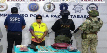 Detienen a ‘El Topo’ y siete personas más en Tabasco por venta de droga y armas