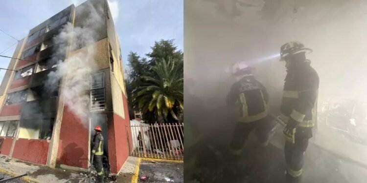 Explosión por gas en Tlalnepantla daña edificio de departamentos y deja 3 víctimas