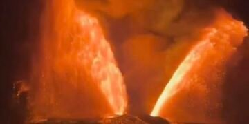 Alerta en Hawái por la erupción del volcán Kilauea: alcanzó los 450 metros de altura