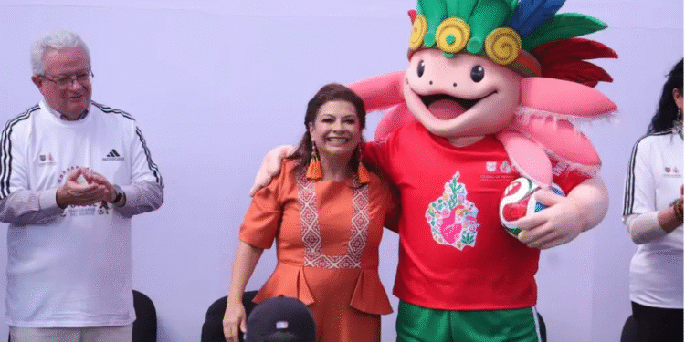 El ajolote, imagen oficial del Mundial 2026 en la Ciudad de México