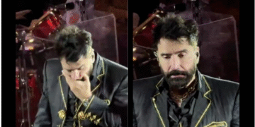 Alejandro Fernández en mal estado durante show