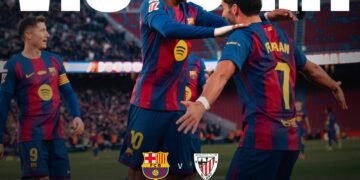 Barcelona volvió al Camp Nou: goleada, show de Yamal y ¡ovación a Messi!