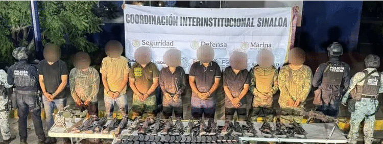 Enfrentamiento entre grupos delictivos en Culiacán deja 5 muertos y 9 detenidos