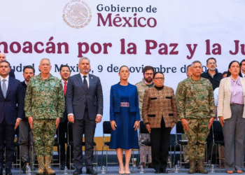 Claudia Sheinbaum presentan Plan Michoacán