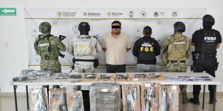 Detienen a ‘el Rayo’, líder del CJNG en Playa del Carmen