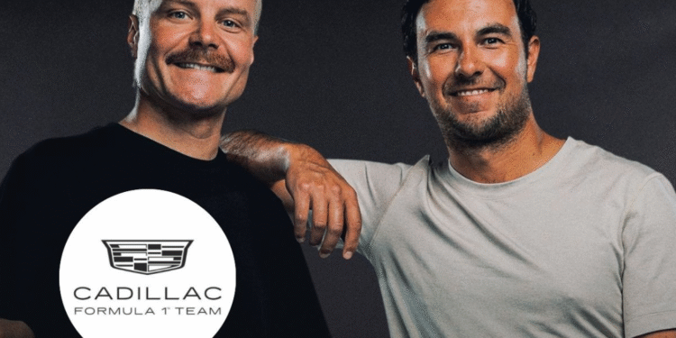 Cadillac pone fecha para presentar diseño del nuevo monoplaza de ‘Checo’ y Bottas