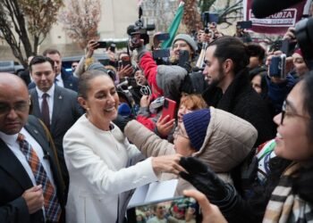 Claudia Sheinbaum desde Washington: “Defenderemos a México y a migrantes”