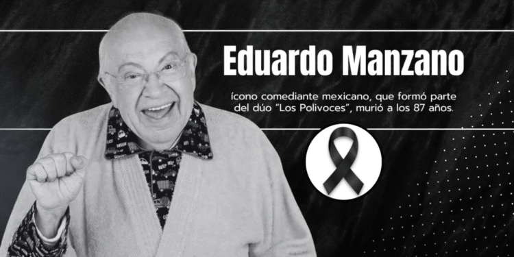 Murió Eduardo Manzano, ‘El Polivoz’, a los 87 años