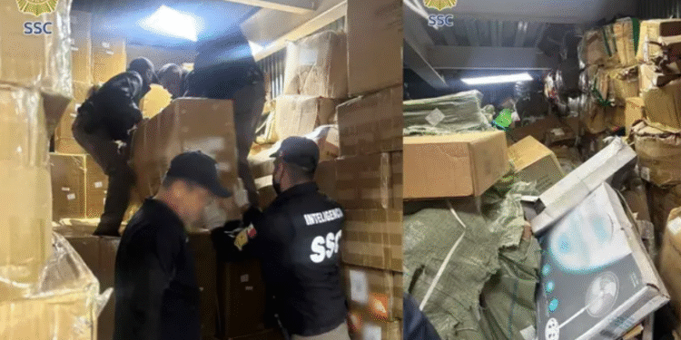 Recuperan en CDMX Mercancía Robada de 2 Tractocamiones en Carreteras de Michoacán