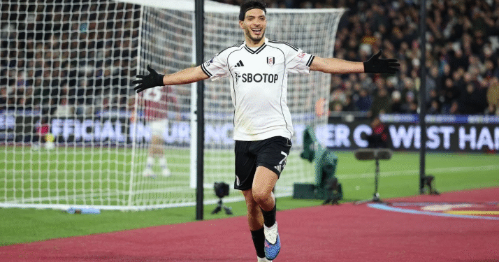 Raúl Jiménez le da la victoria al Fulham, que gana 1-0 a West Ham