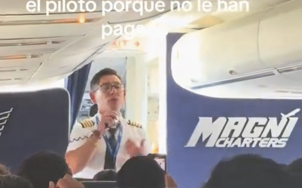 Piloto de Magnicharters retiene vuelo CDMX-Cancún por adeudo de sueldos