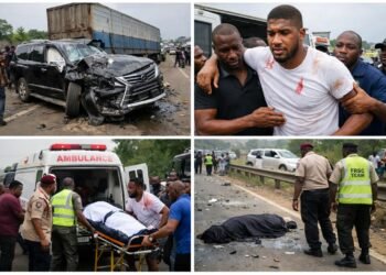 Anthony Joshua sufre “lesiones menores” en accidente automovilístico en Nigeria