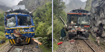 Fuerte choque de trenes deja a 15 turistas heridos, iban rumbo a Machu Picchu