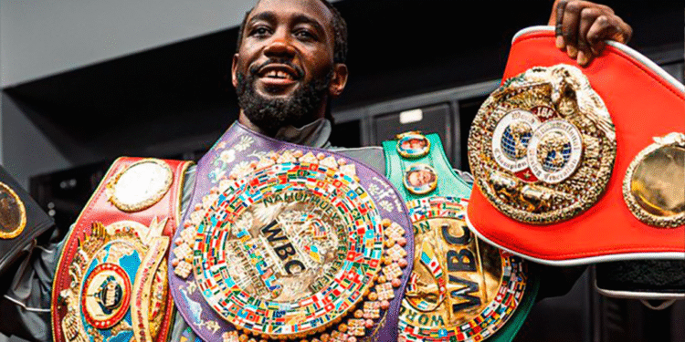 CMB le quita a Terence Crawford el cinturón que le ganó a Canelo Álvarez