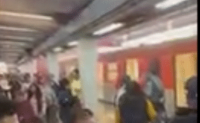 Humo alerta a ciudadanos en la línea 2 del metro