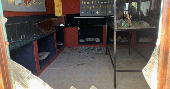 Roban piezas prehispánicas del museo “El Chepinque” en Zacatecas