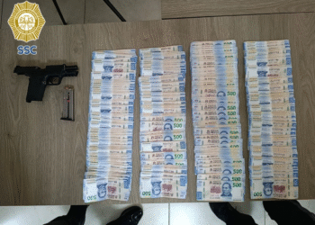 policías detienen a 4 sujetos y recuperan $200 mil en Iztacalco