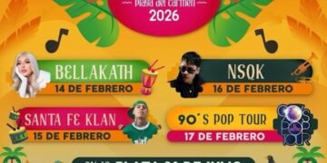 Cartelera oficial del Carnaval Playa del Carmen 2026
