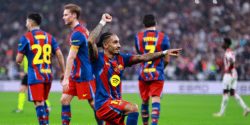 Barcelona golea y humilla al Athletic Club en la Supercopa de España y ya espera a su rival en la gran final