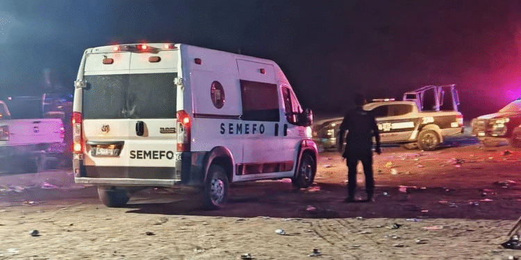Tres muertos por ataque armado en baile de año nuevo al sur de Sonora