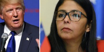 Trump invita a EU a Delcy Rodríguez