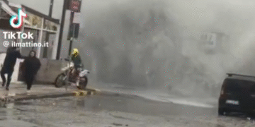 Alerta roja en el sur de Italia por fenómenos meteorológicos extremos