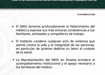 Asesinan a médico del IMSS en Sinaloa