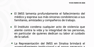 Asesinan a médico del IMSS en Sinaloa