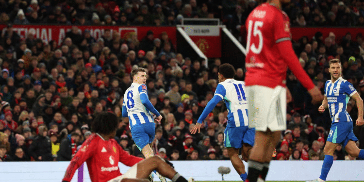 El Manchester United queda eliminado de la FA Cup tras caer ante el Brighton en Old Trafford