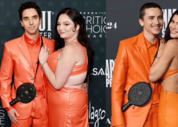 Critics Choice 2026: Meg Stalter y Paul W. Downs se Roban las Miradas en Modo Timothée y Kylie