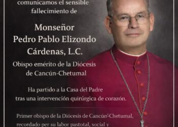 Falleció Pedro Elizondo Cárdenas, obispo de la Diócesis de Cancún-Chetumal