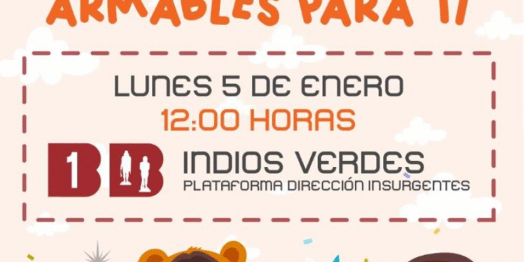 Regalarán ‘metrobusitos’ armables a niños por el Día de Reyes en CDMX